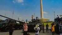 Warga Mulai Padati Pameran Alutsista Ramaikan HUT Ke-79 TNI di Monas