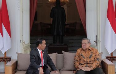 Pertemuan SBY-Jokowi di Istana Merdeka Siang Ini Berlangsung Tertutup