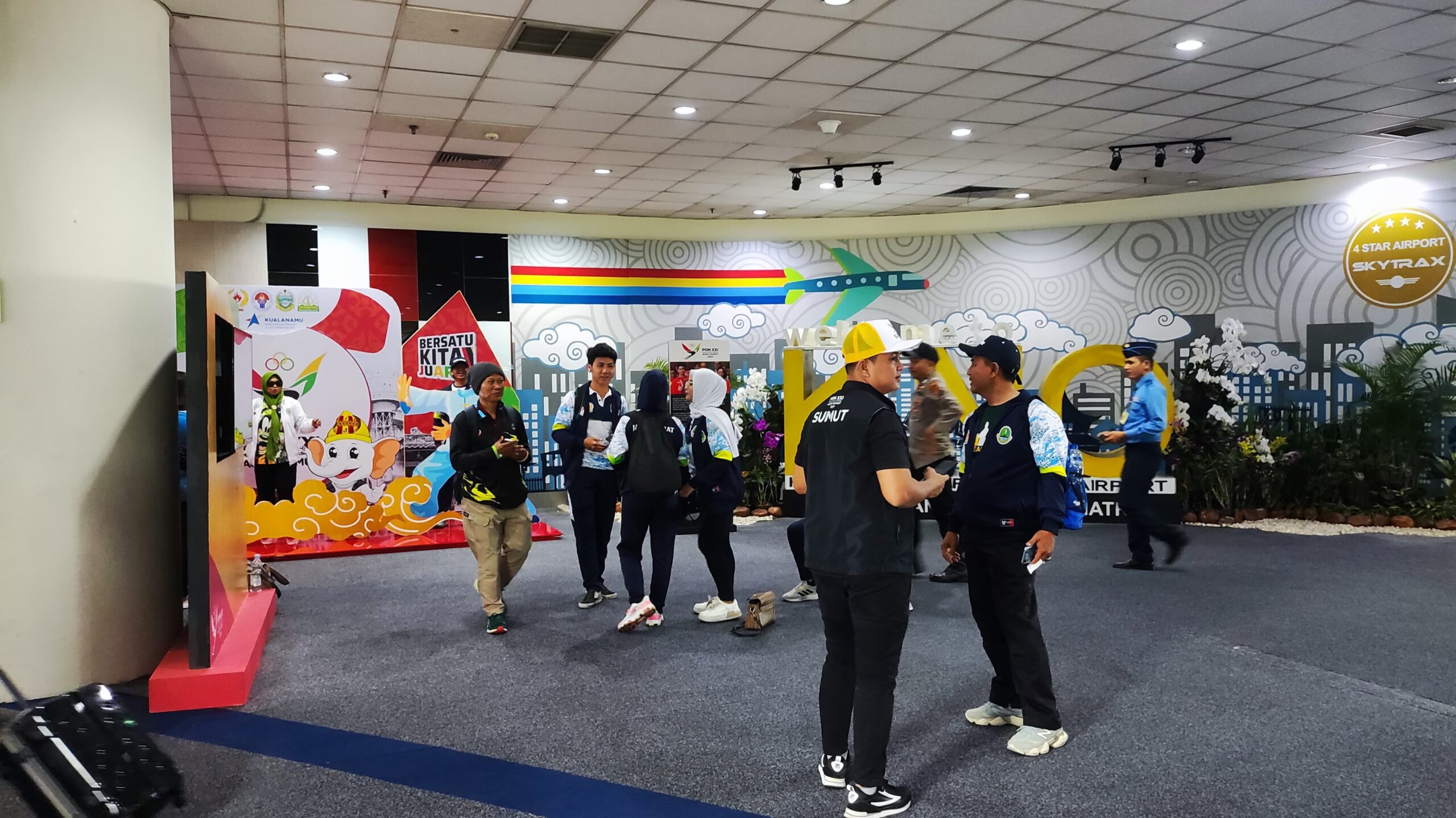 Kontingen PON Terus Berdatangan, Bandara Kualanamu Makin Semarak