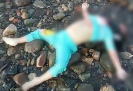 Mayat Anak Perempuan dilebak di temukan dengan kondoisi Wajah Dilakban