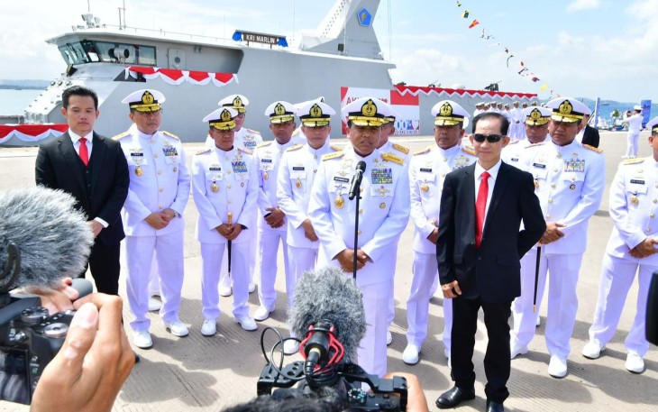 KSAL resmikan pengoperasi 2 kapal perang karya anak bangsa di Batam