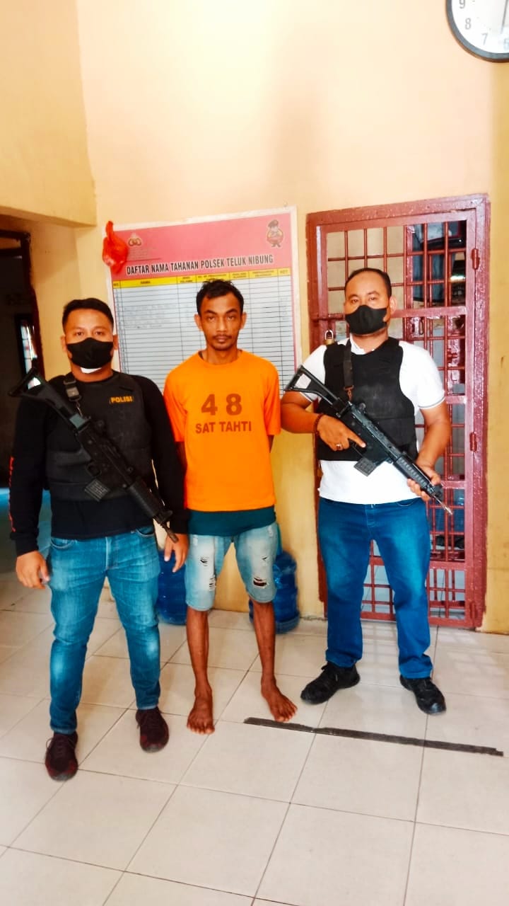 Bobol Rumah Teman, Residivis Dicokok Polsek Teluk Nibung