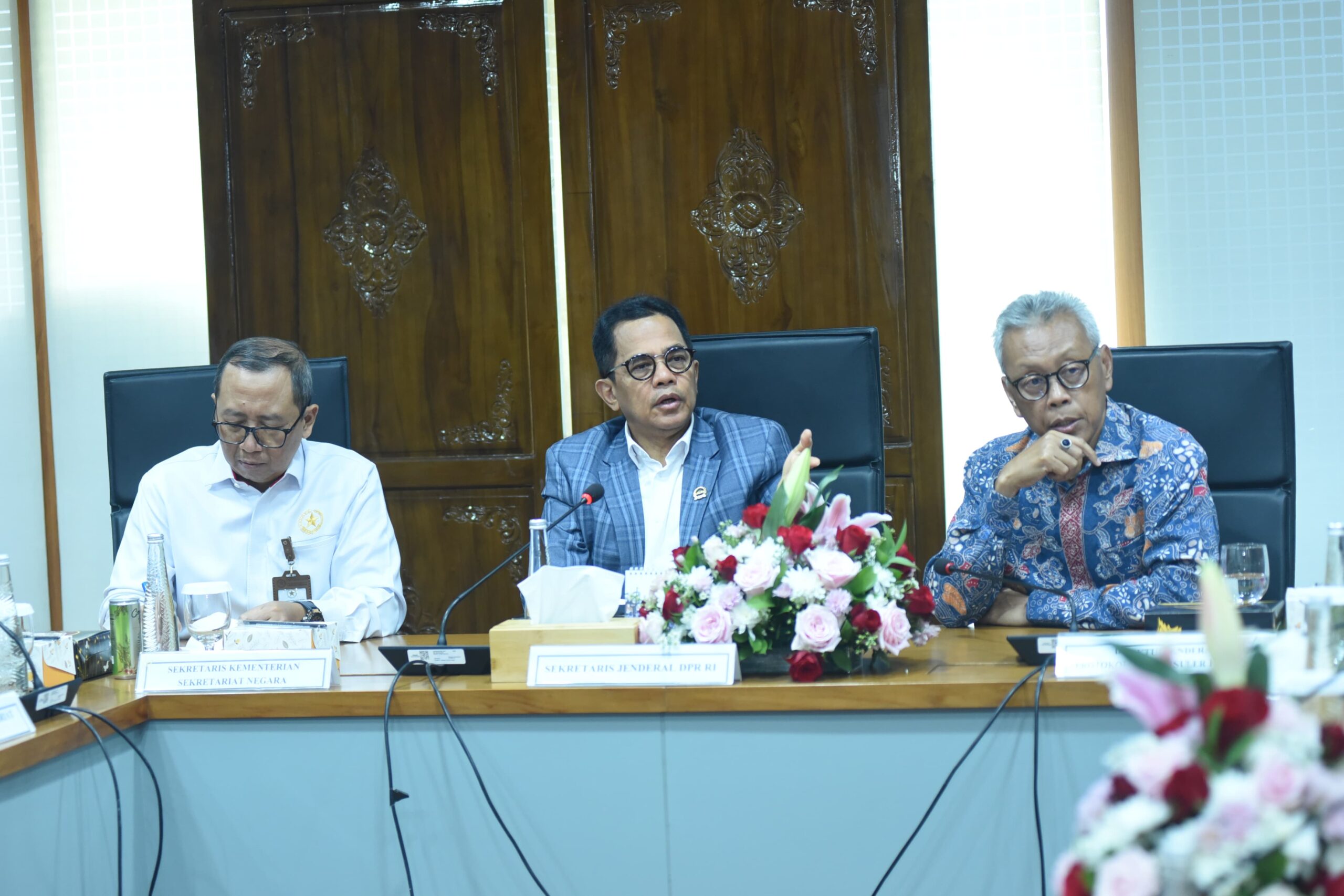 Sekjen DPR Rapat Dengan Kemensesneg, Bahas Persiapan Pelantikan Presiden