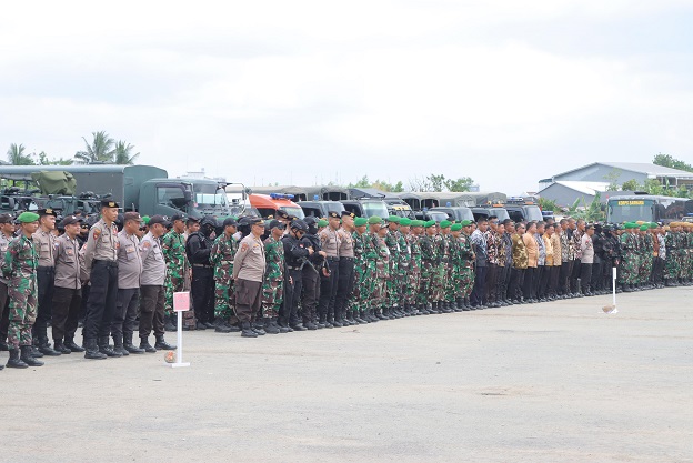Personel Gabungan Amankan Kunjungan Presiden Jokowi di Samarinda