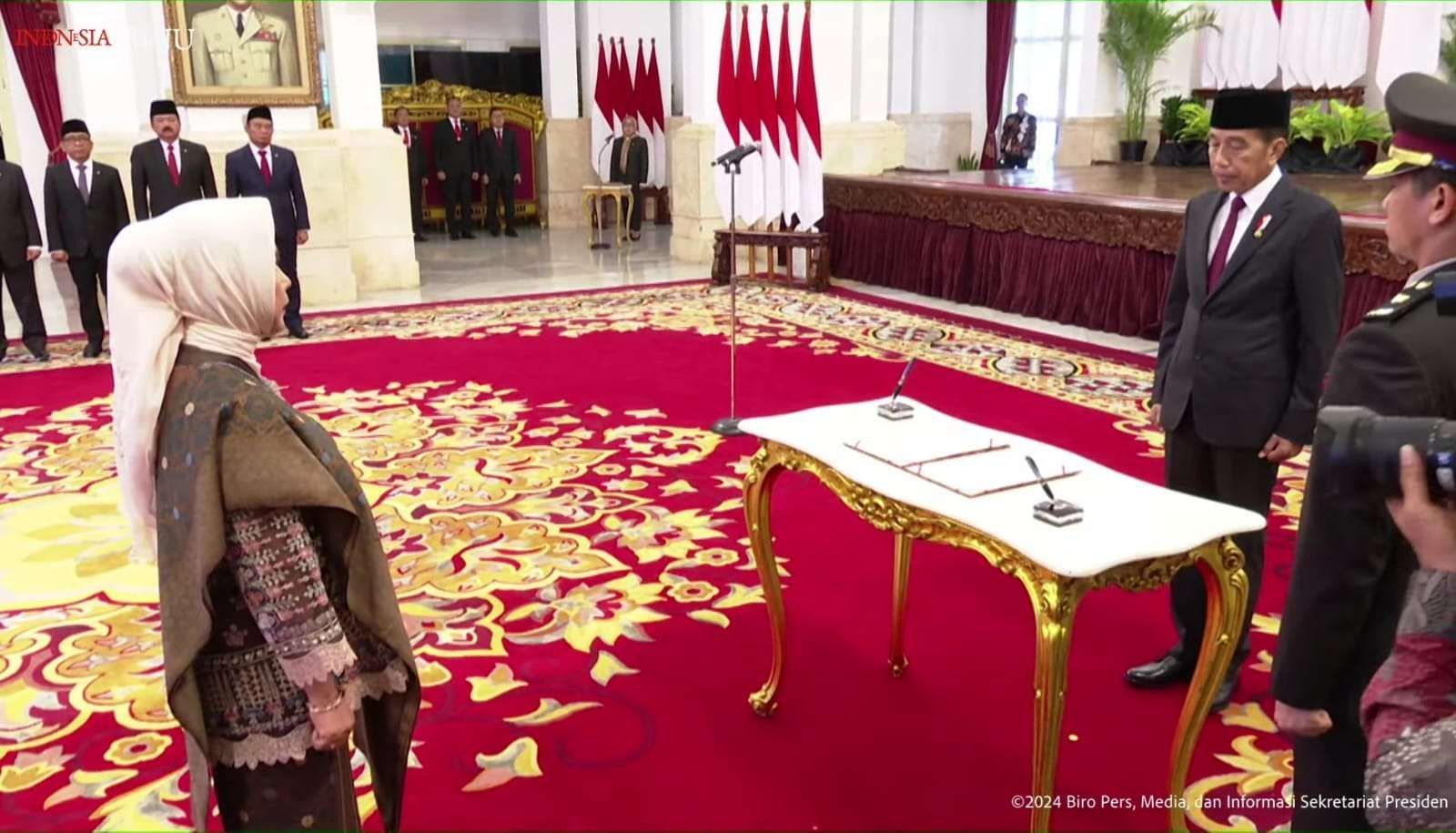 Presiden Saksikan Sumpah Jabatan Dewan Komisioner LPS