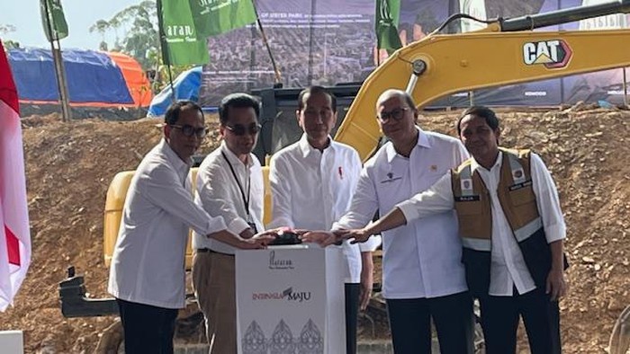 Jokowi Groundbreaking Hutan Kota Plataran di IKN: Sediakan Venue Kelas Dunia