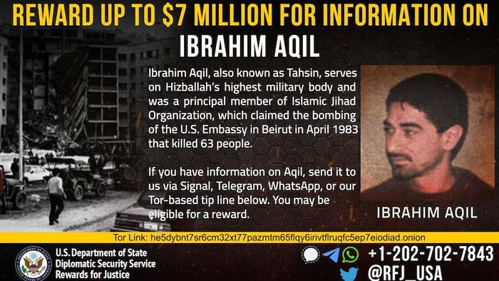 Tewas Digempur Israel, Komandan Hizbullah Ibrahim Aqil Diburu AS Sejak Lama