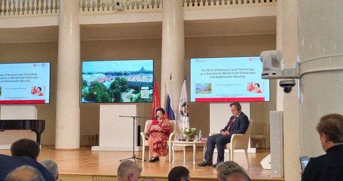 Megawati Jelaskan Falsafah Pancasila di Hadapan Rektor se-Rusia