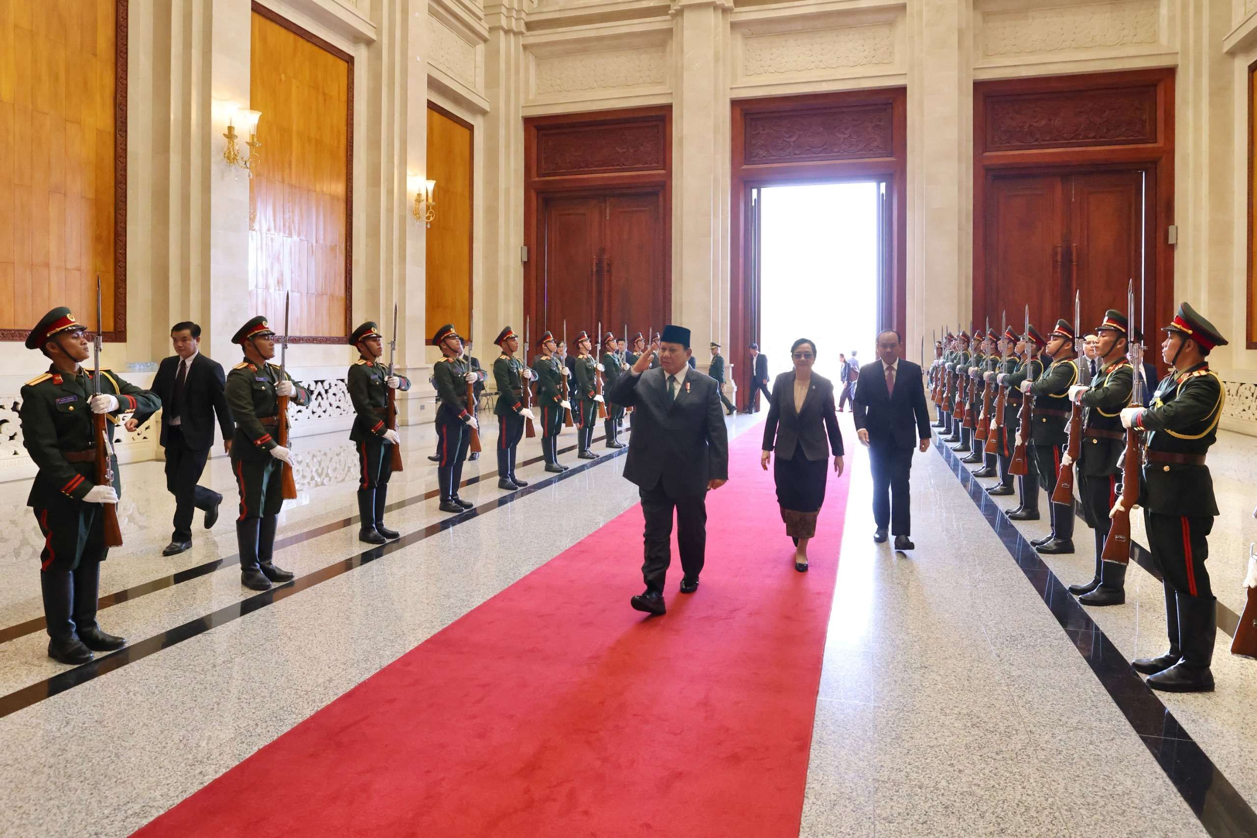 Prabowo Komitmen Lanjutkan Hubungan Kerja Sama dengan Laos