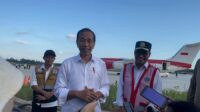 Presiden Jokowi Jumpa pers Usai Mendarat di Bandara IKN