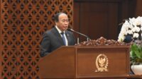 waka banggar Banggar Sampaikan Pendapat dan Catatan Seluruh Fraksi DPR terhadap RUU P2 APBN 2023