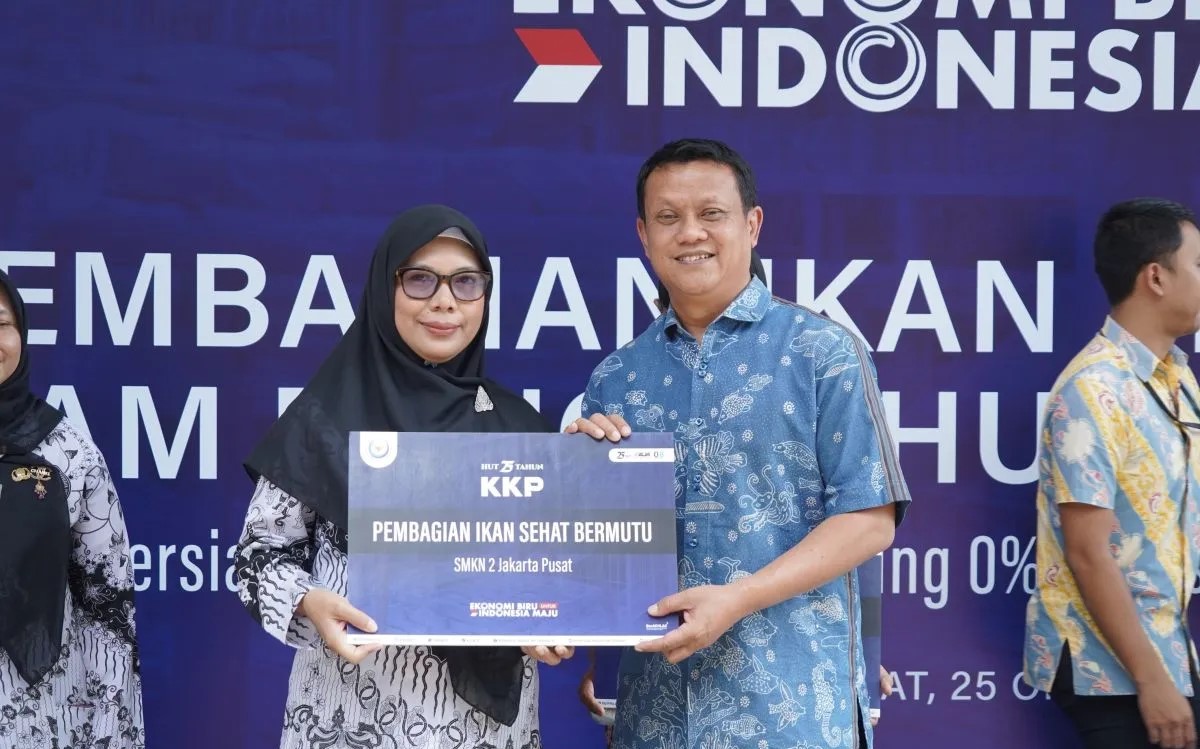 KKP bagikan 10 ton ikan kampanye tingkatkan konsumsi protein