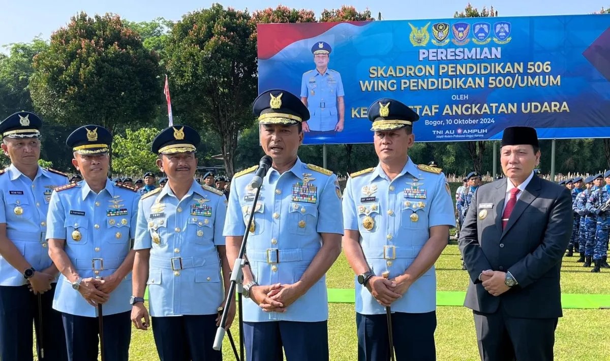 KSAU resmikan Skadik 506 di Bogor untuk tempat pendidikan siber TNI AU
