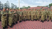Inilah Potret Anggota Kabinet Pakai Seragam Loreng Jalani Retreat di Magelang