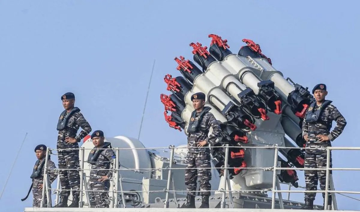 TNI AL siapkan jajaran rudal dan senjatanya untuk parade HUT TNI