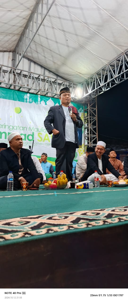 Masyarakat RW 11 Pondok Afi Antusias Hadiri Maulid Nabi
