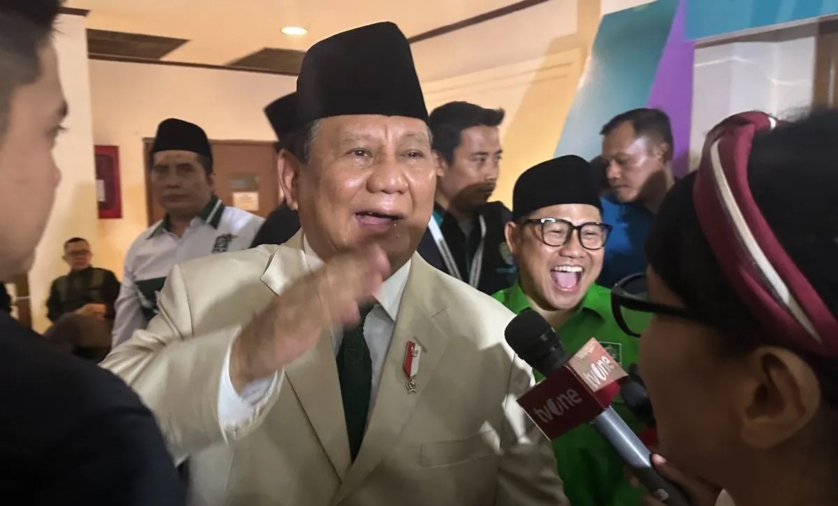 Ditanya soal Peluang PKB Masuk Kabinet, Prabowo Malah Suruh Nanya Ke PKB