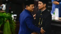 Prabowo tunjukkan emosi kesenangan pada saat pelantikan