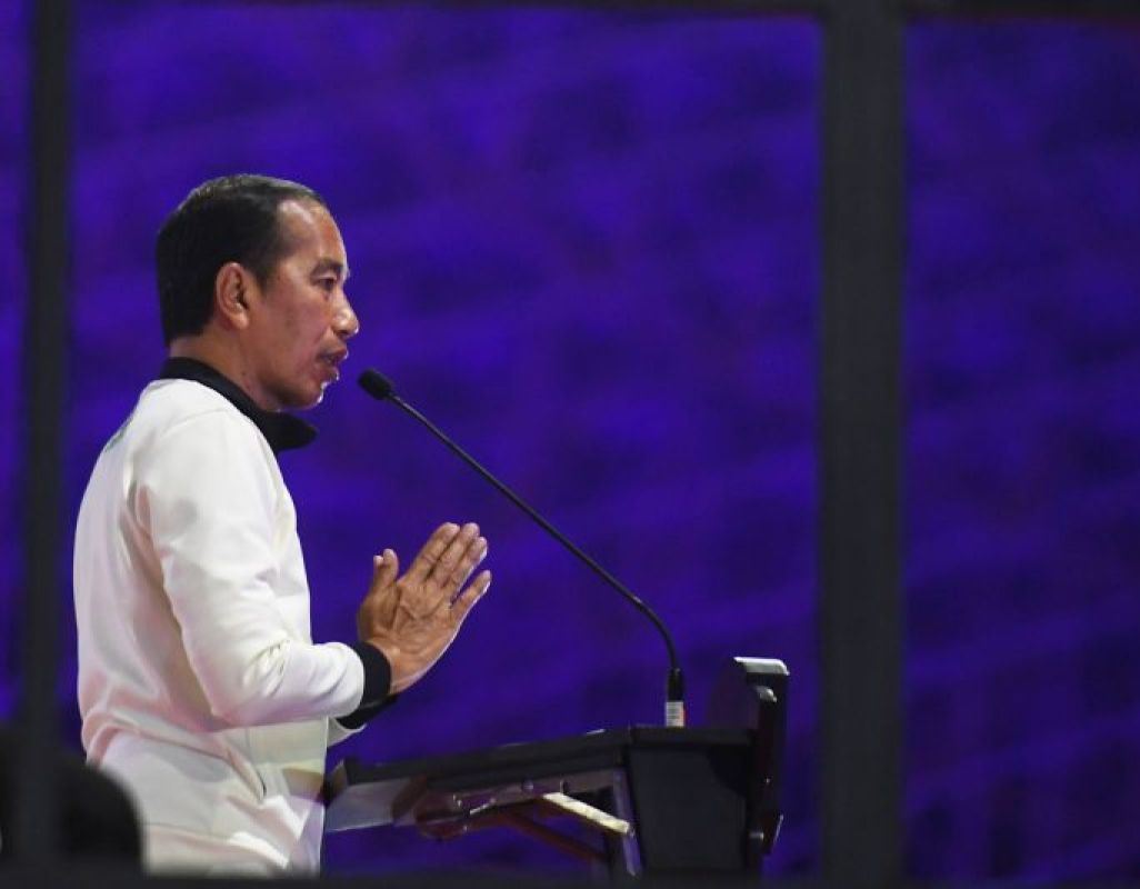 Presiden Jokowi berpesan agar para atlet bersaing dalam suasana persaudaraan