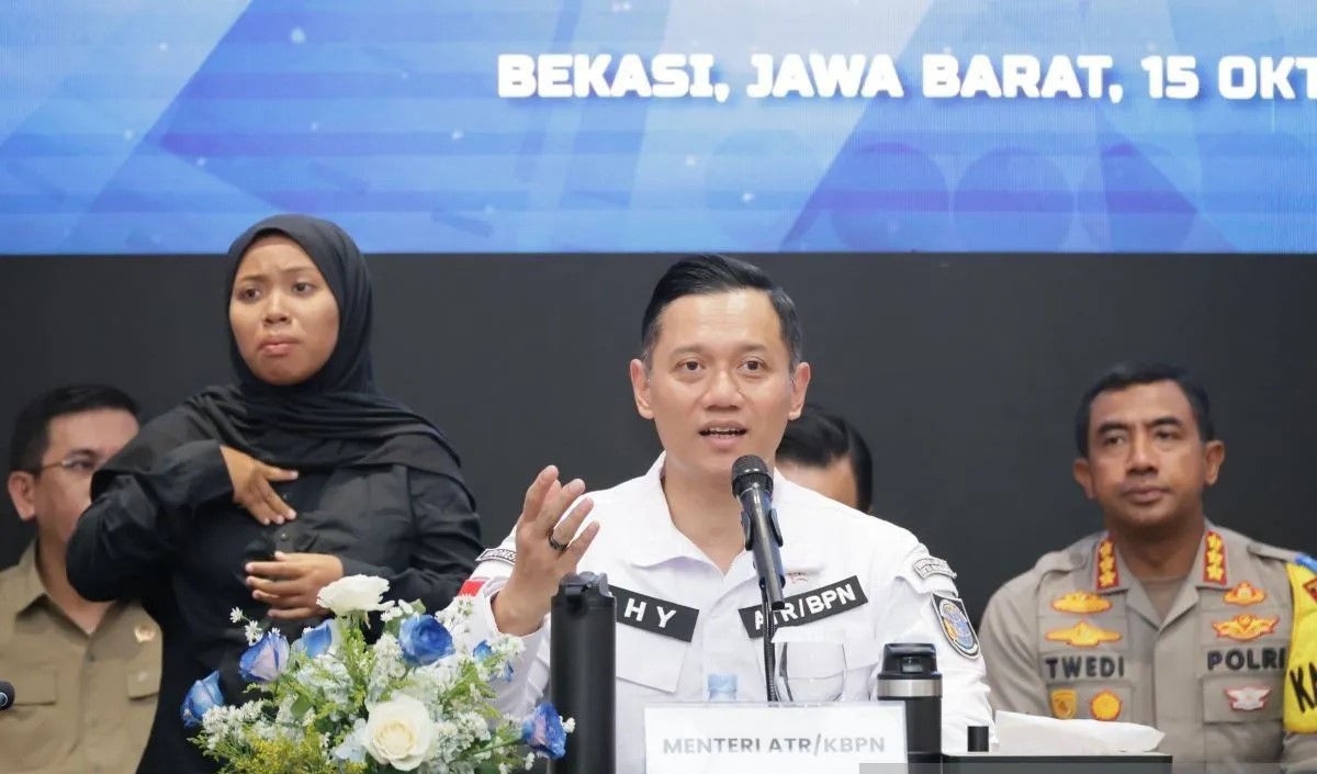 Ungkap Mafia Tanah di Bekasi, Menteri ATR/BPN AHY: Meresahkan Masyarakat