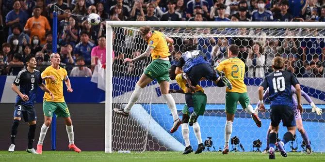 Diwarnai dua gol bunuh diri, Jepang vs Australia berakhir imbang 1-1
