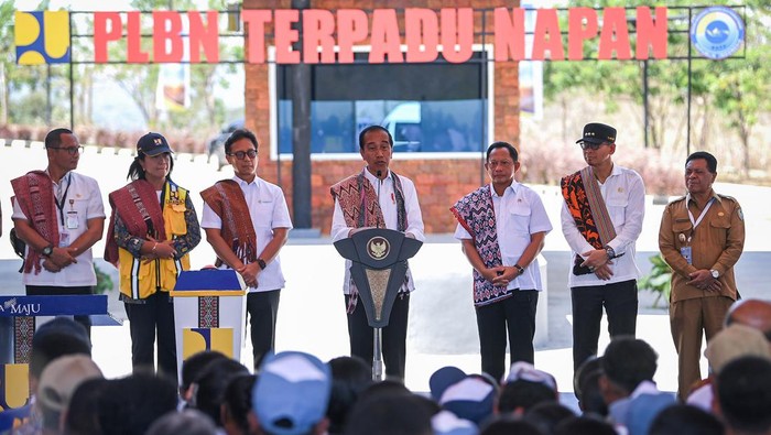 Jokowi Resmikan 7 Pos Lintas Batas Negara Senilai Rp 1,3 T