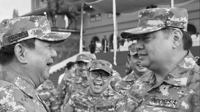 Tawa Lebar Cak Imin di Antara Prabowo dan Airlangga