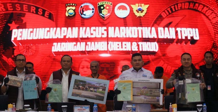 Perputaran Uang Kartel Narkoba Jambi Dikendalikan 3 Bersaudara Capai Rp 1 T