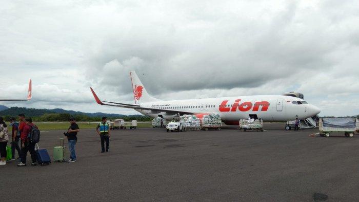 Gegara Cuaca Buruk Pesawat Lio Air Rute Belitung-Bangka Terpaksa Mendarat di Palembang