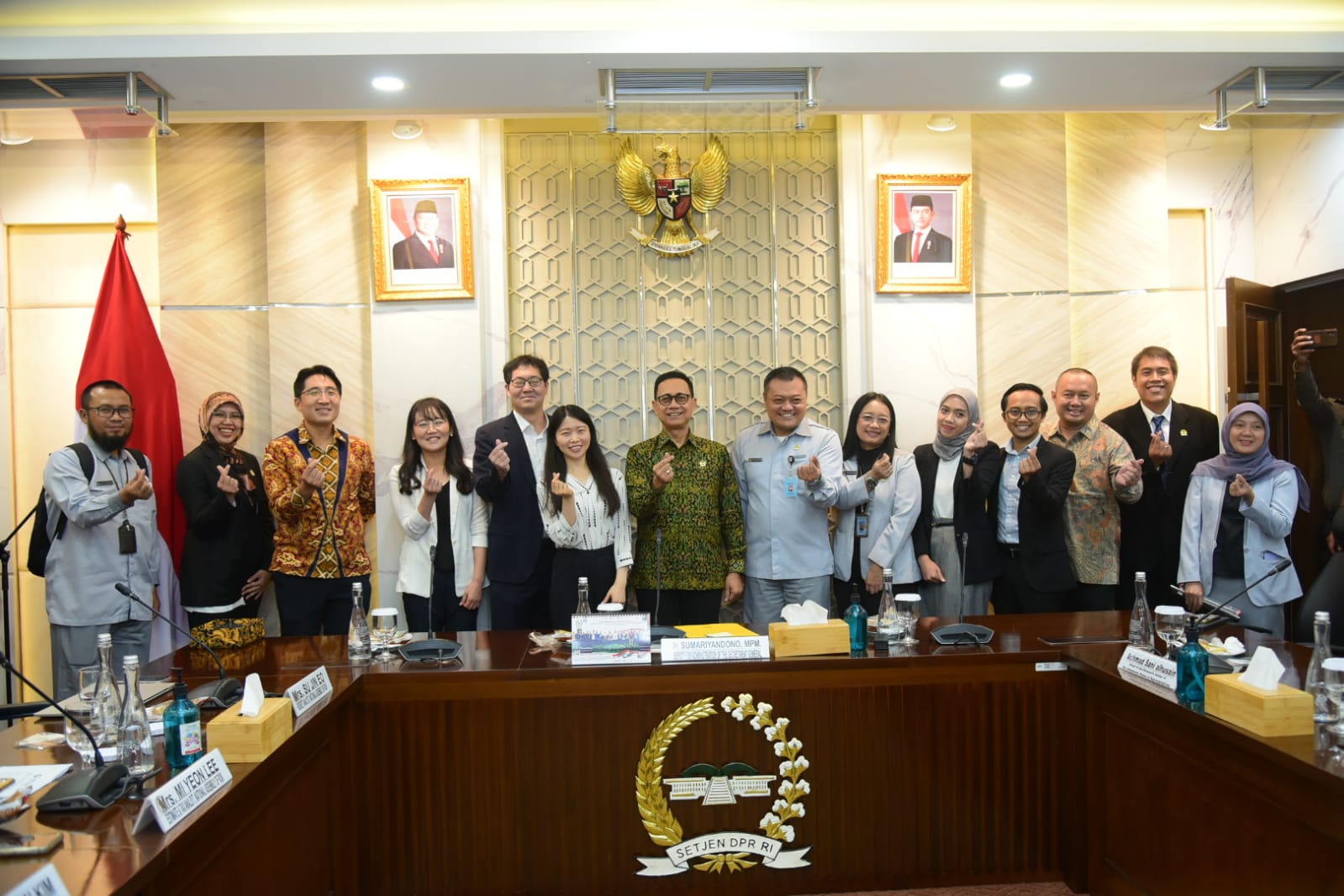 Setjen DPR RI Tukar Informasi dan Penguatan Kerja Sama dengan Delegasi NABO Korsel