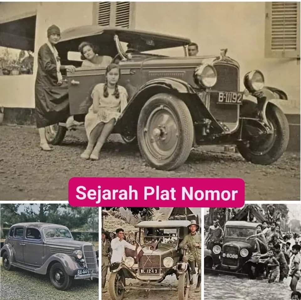 Ternyata Inilah Cerita dan Bukti dibalik Sejarahnya Plat Nomor Di Indonesia