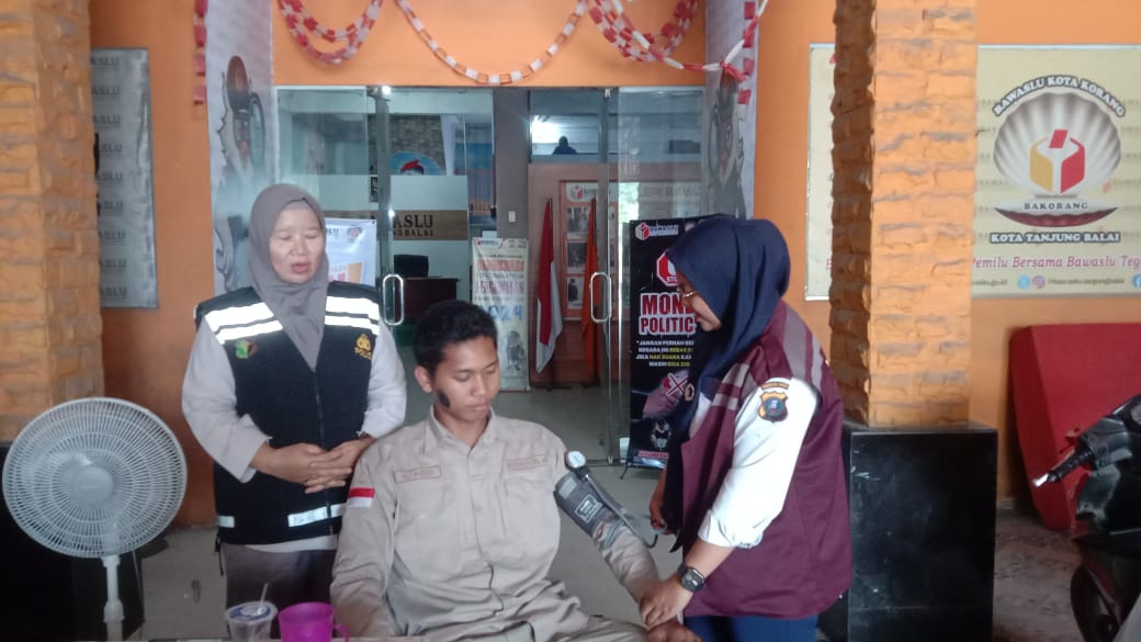 Pastikan Kesehatan Personel, Polres Tanjungbalai Melalui Sidokkes Laksanakan Rikkes