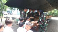 TNI AU uji coba makan bergizi gratis untuk siswa TK dan SD di Malang
