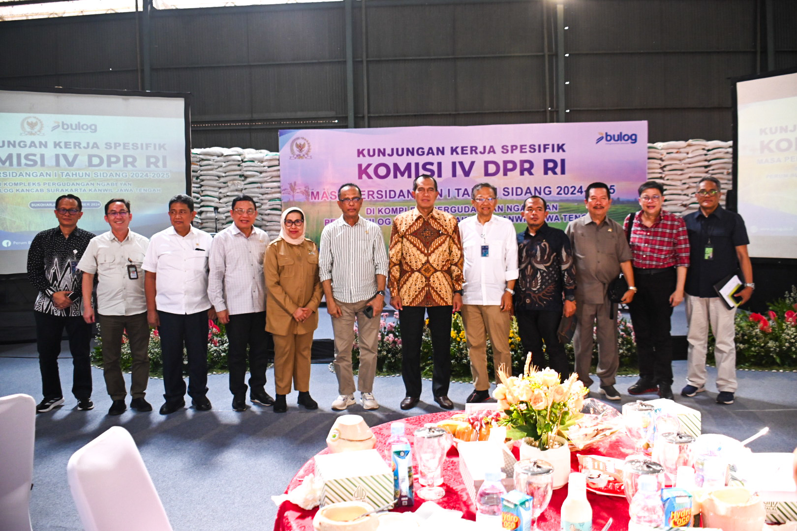 Komisi IV Tinjau Ketersediaan Stok Pangan di Jateng Guna Mendukung Visi Swasembada 2027