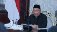 Wakil Ketua Komisi X DPR RI Lalu Hadrian Irfani, saat memimpin pertemuan Tim Kunjungan Kerja Spesifik ke Surabaya, Jawa Timur