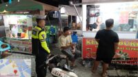 Sat Lantas Polres Tanjungbalai Secara Humanis Kembali Sambangi Pedagang Jajanan Malam