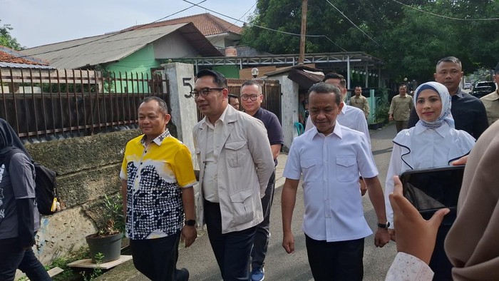 Bahlil Ditemani RK Nyoblos: Insyaallah Hasilnya Sama Kayak Pilpres