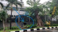 Penampakan gorong-gorong jalan kabur gembong Murtala cs dari Rutan Salemba, Jakarta Pusat