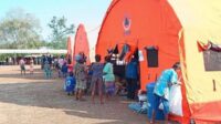 442 unit hunian sementara dibangun untuk ribuan korban erupsi Lewotobi