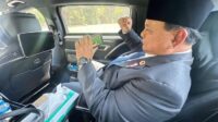 Prabowo Sempatkan Nonton Timnas vs Arabsaudi dari Luar Negri