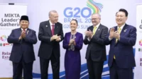 Prabowo Bersama Para Pemimpin MIKTA Berpose di Sela KTT G20 Brasil