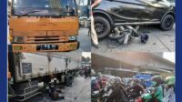 Detik-detik Truk Tronton Lewat Jalan Menurun dan Tabrak 6 Kendaraan di Slipi