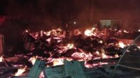 Kebakaran Di Tambangan Madina Hanguskan 18 Rumah, Merugi Miliaran Rupiah