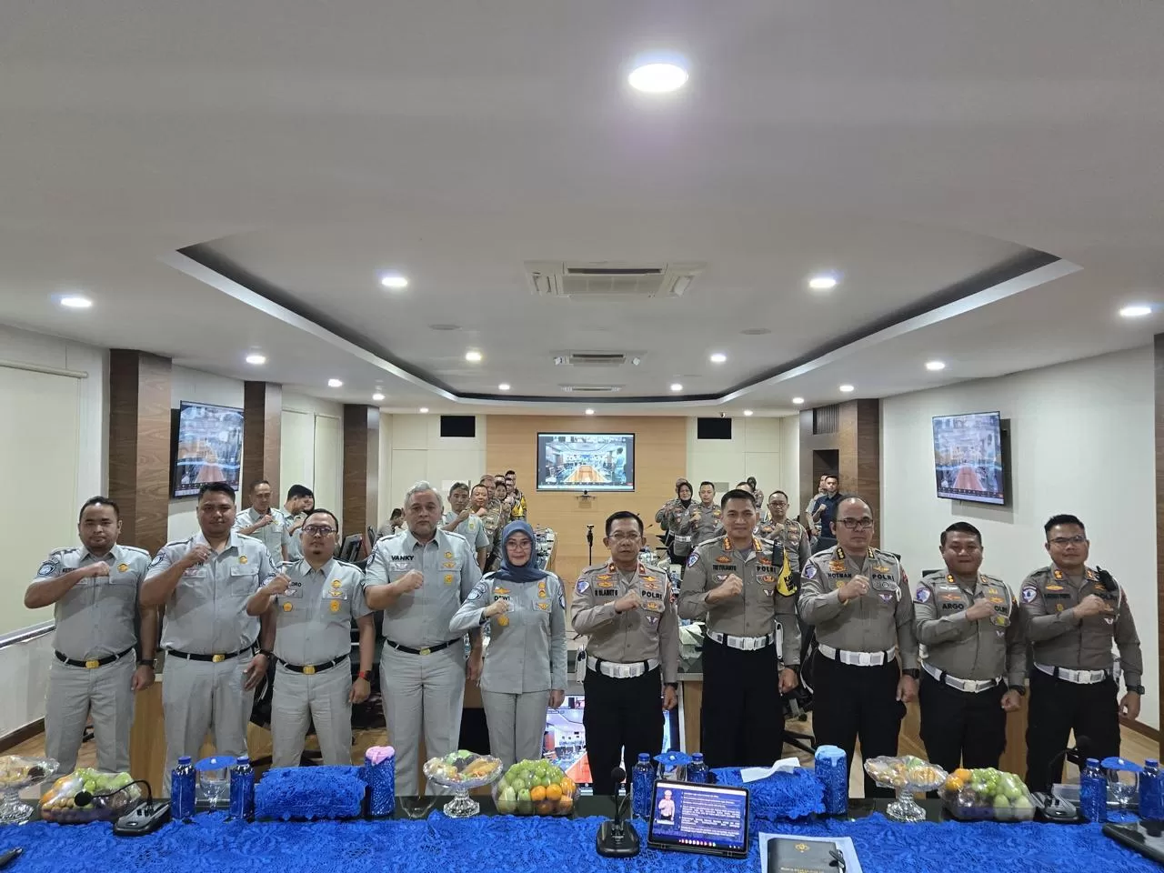 Korlantas Polri-Jasa Raharja Gelar Evaluasi Bahas Penegakan Hukum di 2024