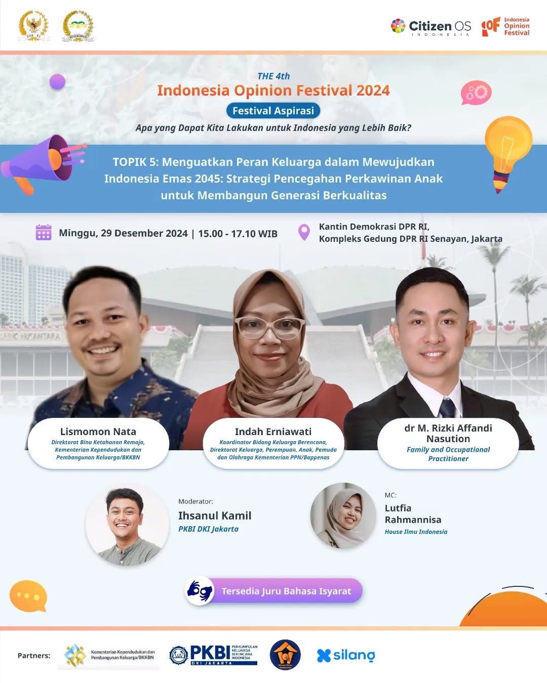 Perkuat Peran Keluarga, Strategi Kolaboratif Cegah Perkawinan Anak Menuju Indonesia Emas 2045