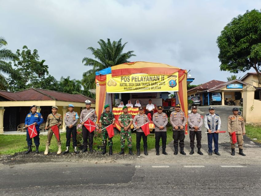 Kapolres Labusel Sampaikan 7 Arahan kepada Petugas Pos Pam