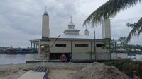 Pembangunan Masjid Terapung Tanjungbalai Mencapai 85 ℅