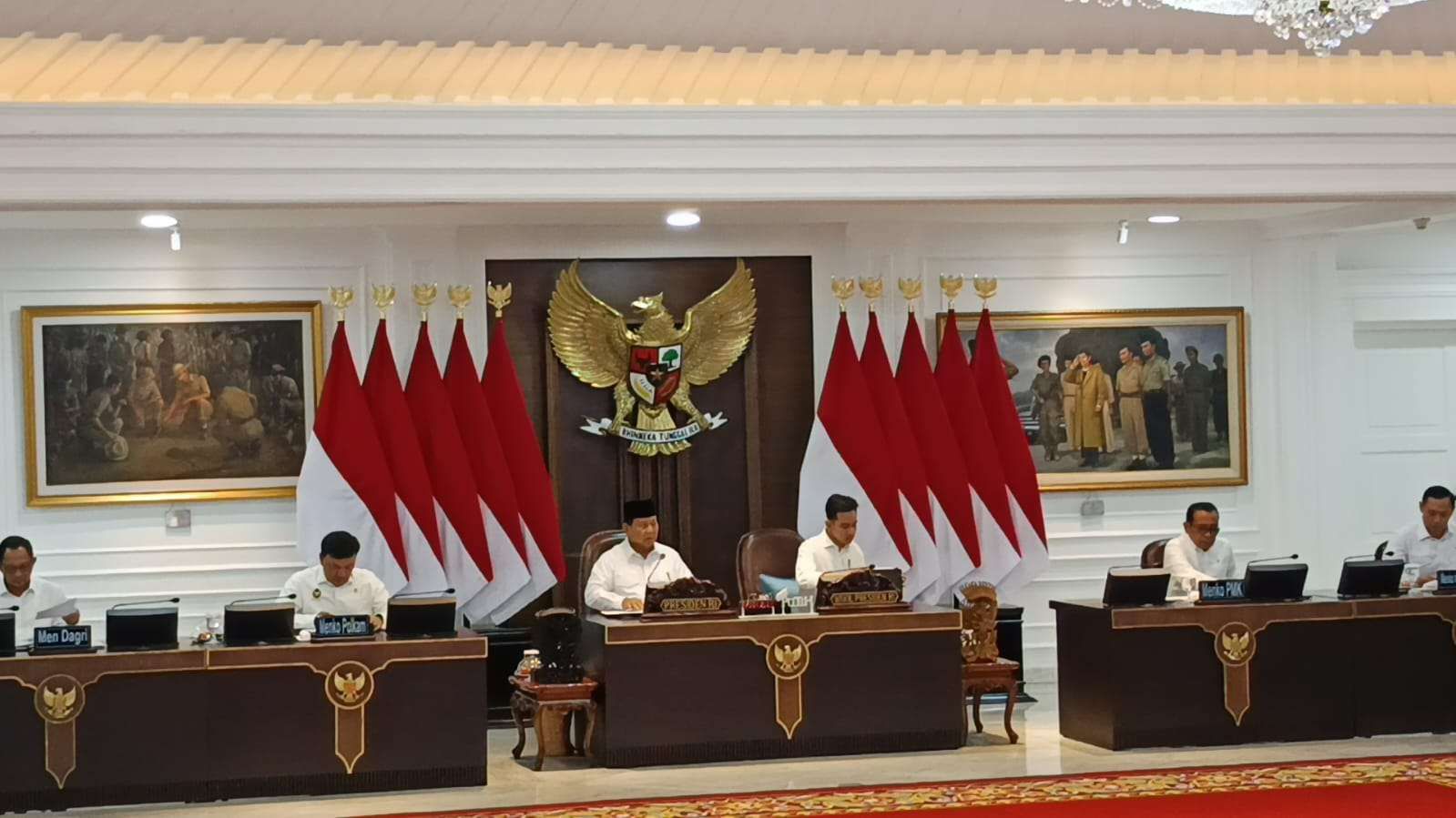 Presiden Prabowo Kembali Pimpin Ratas Terkait Persiapan Nataru