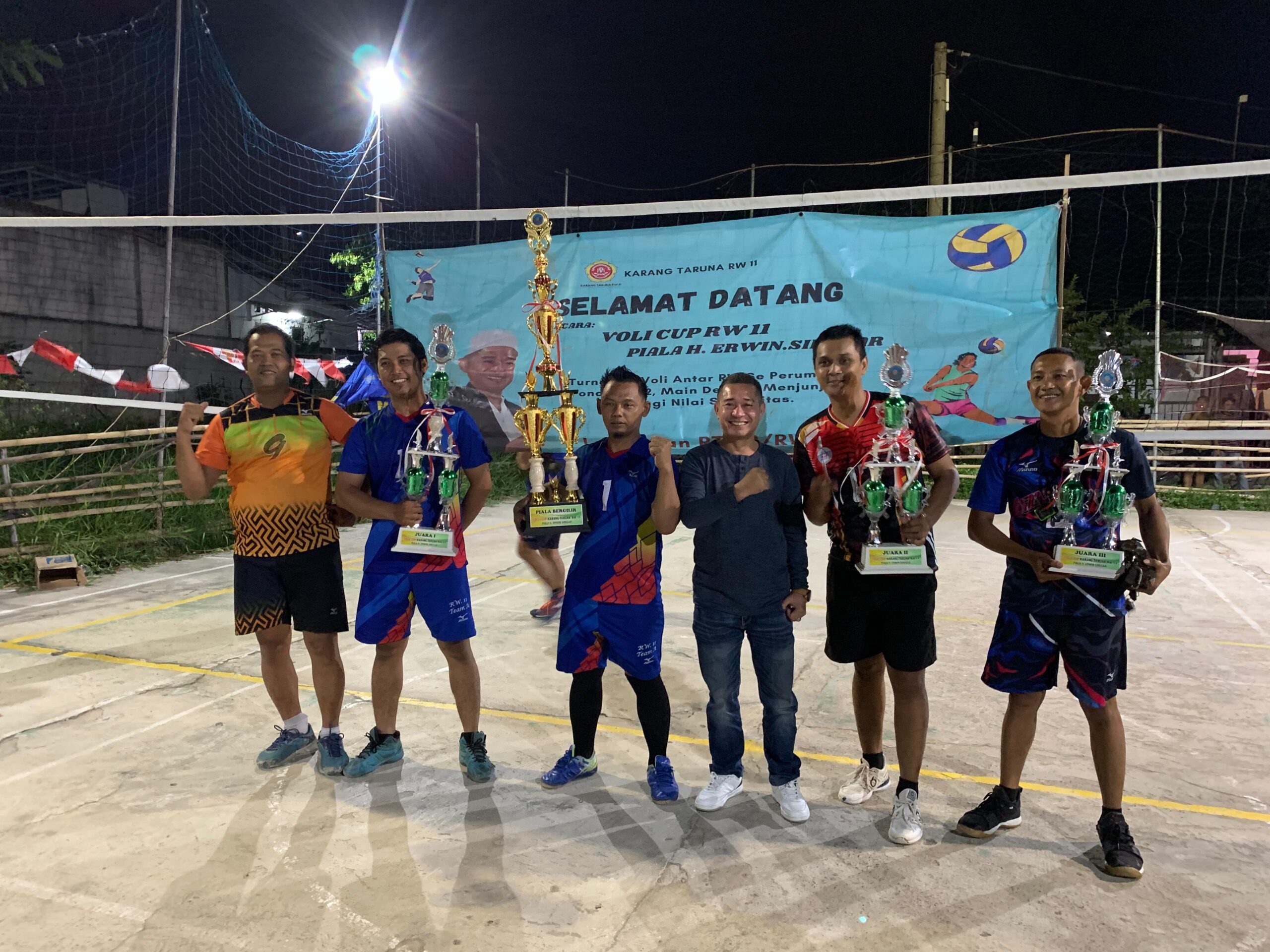 Tim RW 11 Berhasil Jadi Juara I Turnamen Cup Piala Bergilir H Erwin