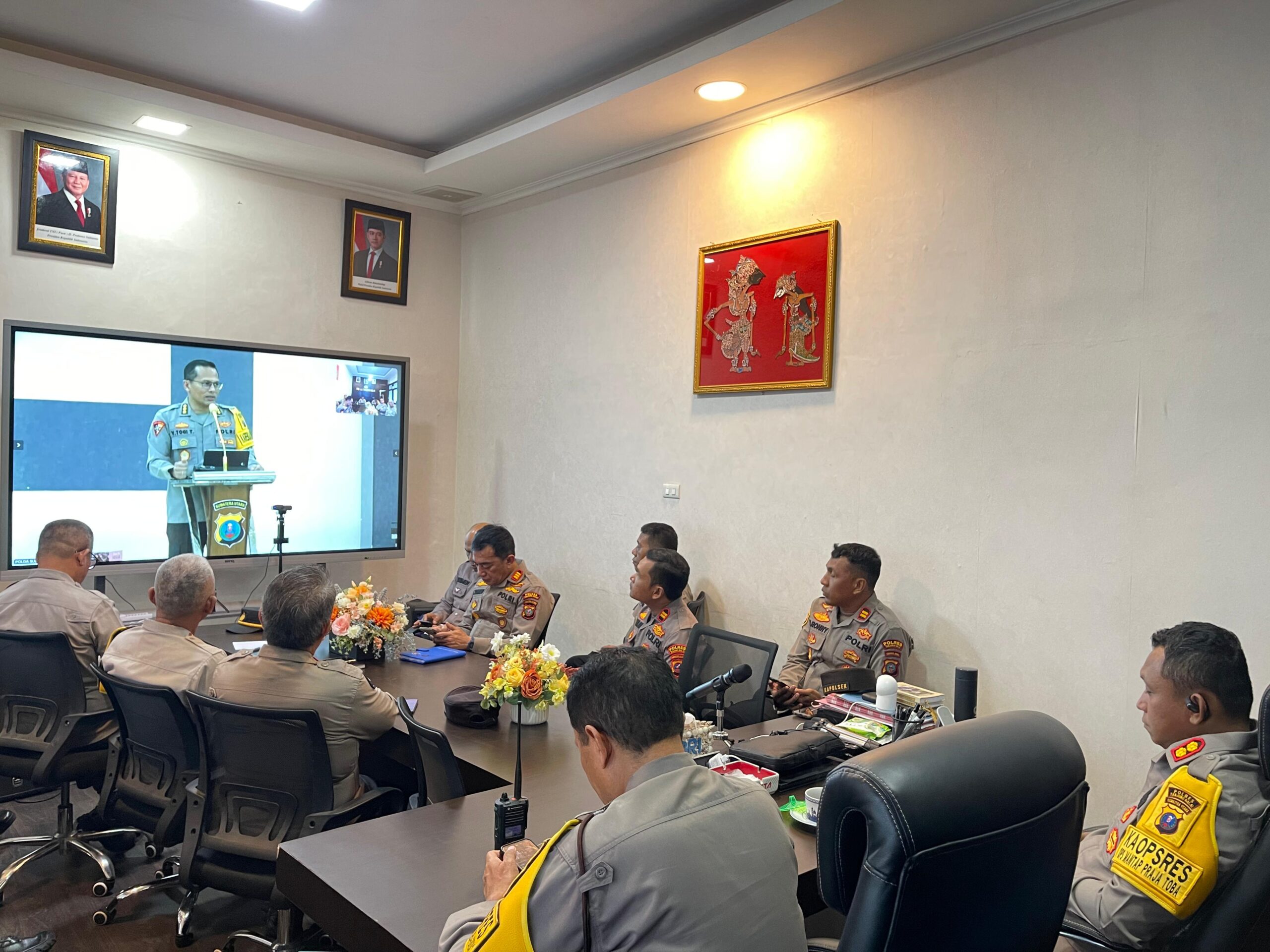 Polres Tanjungbalai Ikuti Latpra Ops Lilin Toba 2024